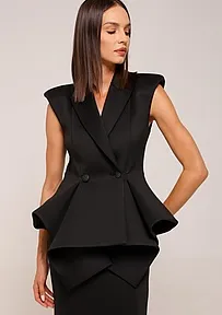 ELEGANTAN CRNI PRSLUK