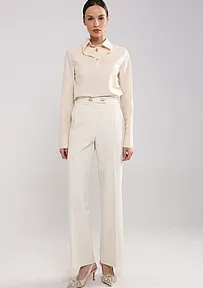 ELEGANTNE PRUGASTE PANTALONE
