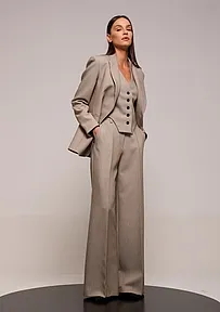 ŠIROKE PANTALONE VISOKOG STRUKA