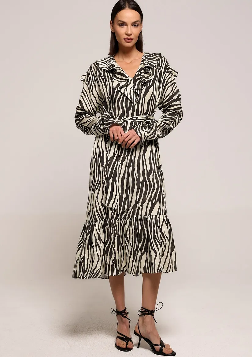 MIDI HALJINA U ZEBRA PRINTU