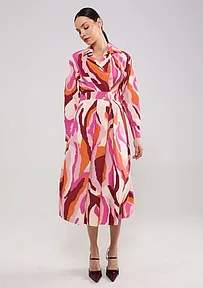 PAMUČNA MIDI HALJINA