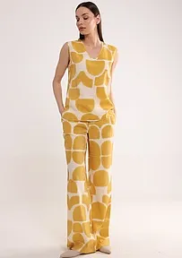 PANTALONE SA APSTRAKTNIM PRINTOM