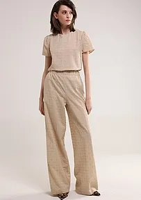 PANTALONE SA RELJEFNIM VEZOM
