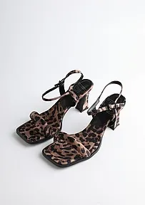 SANDALE SA LEOPARD PRINTOM