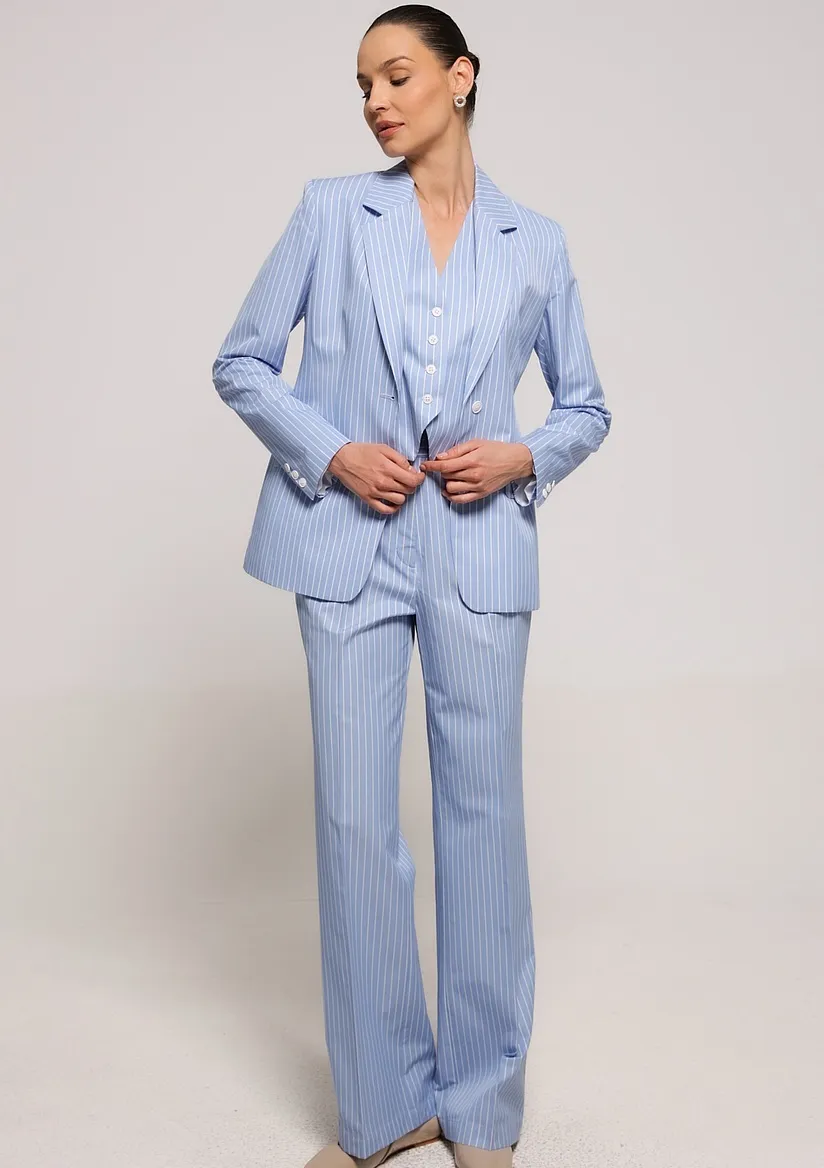 SVETLOPLAVE PRUGASTE PANTALONE