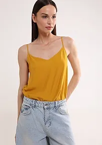 VISKOZNA BLUZA NA BRETELE