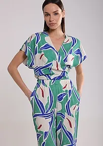 VISKOZNA BLUZA NA PREKLOP
