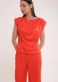 VISKOZNA BLUZA SA NABORIMA