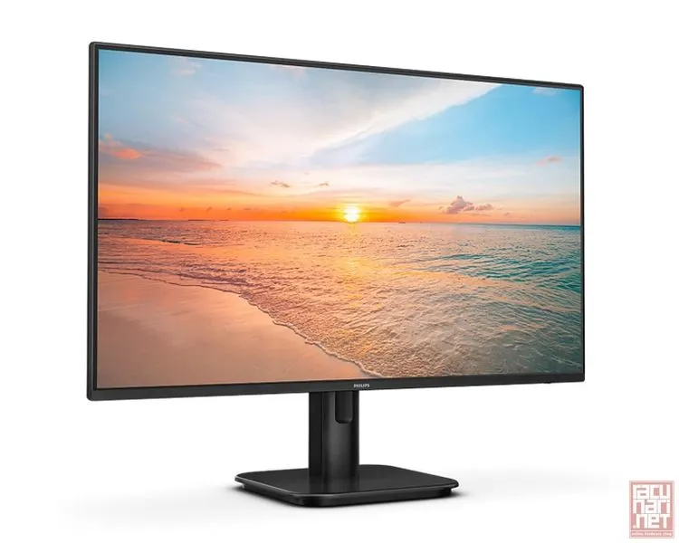 23.8" Philips 24E1N1300A/00, IPS, 1920x1080, 100Hz, 4ms, 1300:1, 250cd/m2, speakers, HDMI/USB