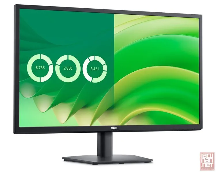 27" Dell E2725H, VA, 1920x1080, 75Hz, 5ms, 3000:1, 300cd/m2, VGA/DP
