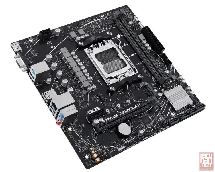 Asus PRIME A620M-K, AMD A620, 1xPCI-Ex16, 2xDDR5, 1xM.2, VGA/HDMI/USB3.2(Gen1), mATX