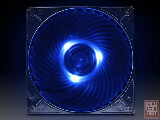 SilverStone AP121-BL, AP Series Fan 12cm, 22.4dBA, fixed speed, Air Penetrator, blue light [24]