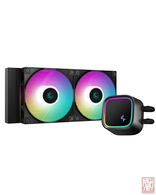 DeepCool LE520, liquid CPU cooler with ARGB fans, noise up to 32.9db, 2x120mm fan