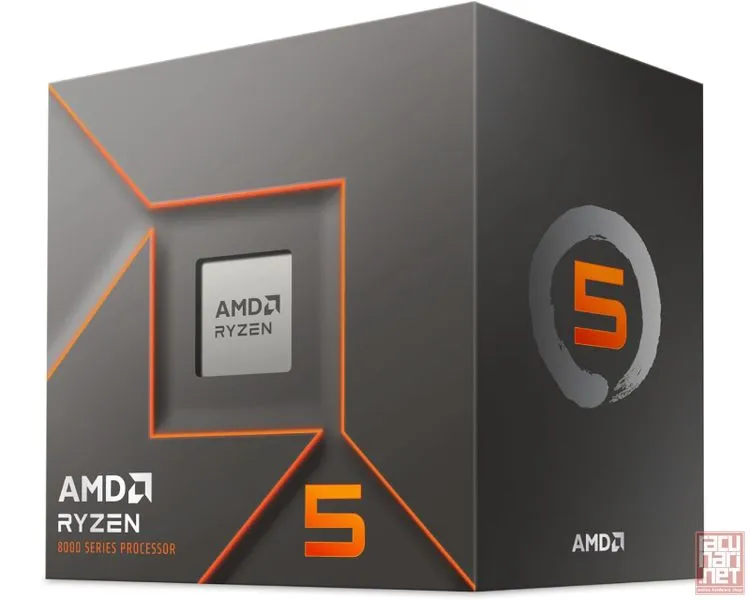 AMD Ryzen 5 8500G, 6 Cores (3.5GHz/5.0GHz turbo), 12 Threads, 6MB L2 cashe, 16MB L3 cache, 65W TDP, AMD Radeon 740M graphics