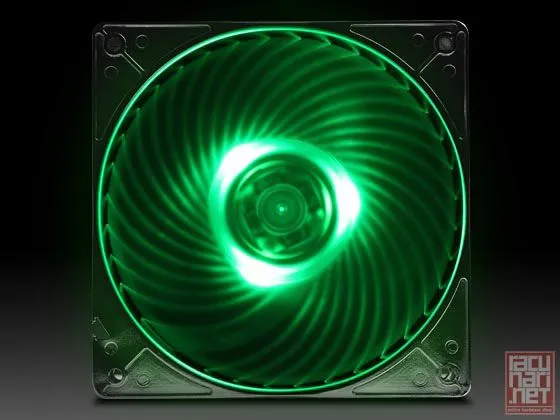 SilverStone AP121-GL, AP Series Fan 12cm, 22.4dBA, fixed speed, Air Penetrator, green light [24]