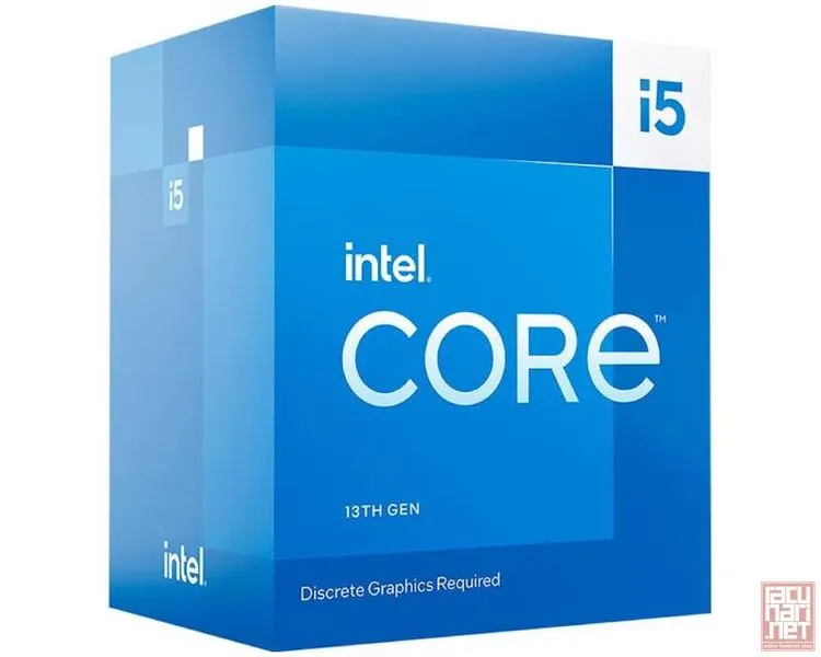 Intel Core i5-13400F, 1.80GHz/4.60GHz turbo, 20MB Smart cache, 9.5MB L2 cache, 10 cores (16 Threads), NO Graphics