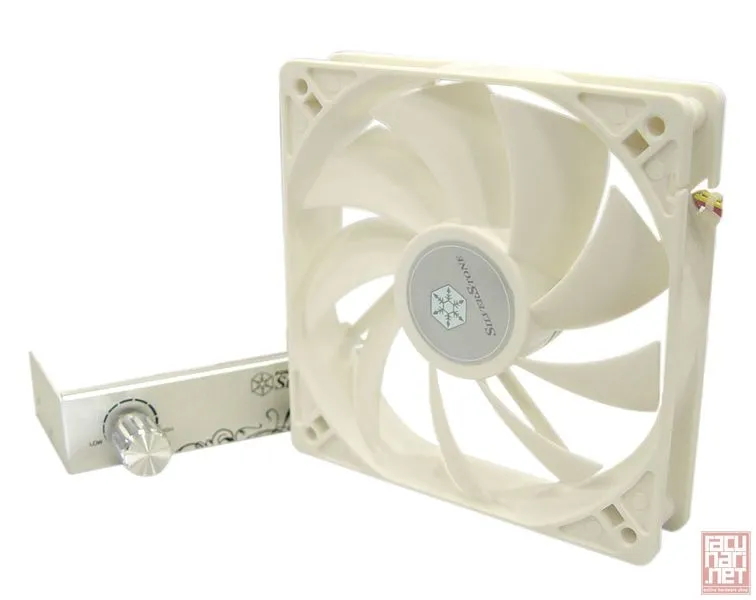 SilverStone FM121B, FM Series Fan 12cm, 17-39,5dBA, adjustable speed, Black [24]