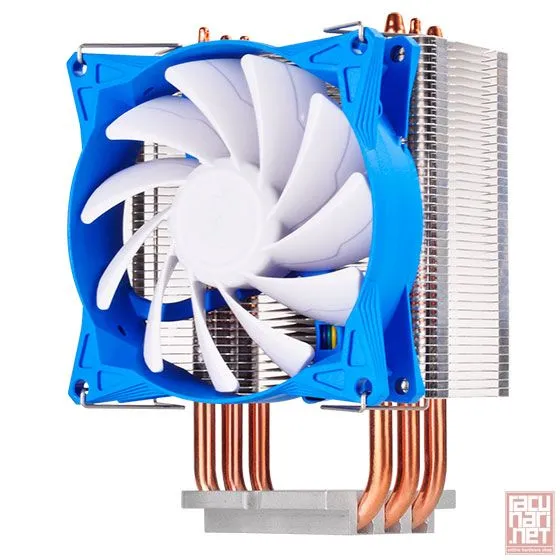 SilverStone AR08, Argon CPU Cooler, 3x Copper heat pipes with aluminum fins, HDC, socket AM2/AM3/FM1/FM2/775/115X/1366/2011 [24]
