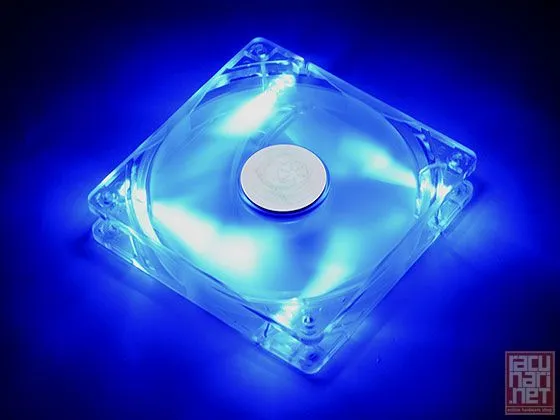 SilverStone FN121-P-L-BL, FN Series Fan 12cm, 25,15dBA, 9 blades, fixed speed, blue light [24]