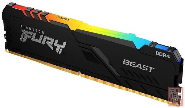 Kingston DDR4 16GB, 3200Mhz, CL16, Fury Beast RGB (KF432C16BB12A/16)