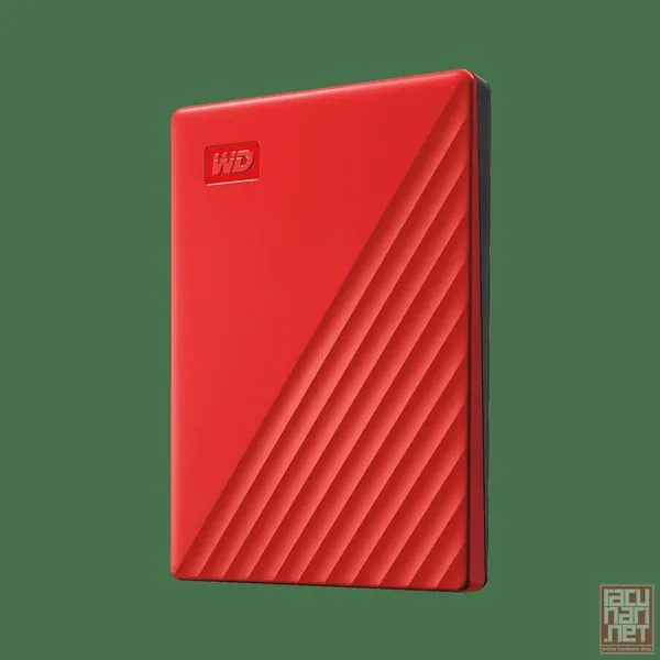 2.5" 4TB WD My Passport, External HDD, USB3.2, red (WDBPKJ0040BRD)