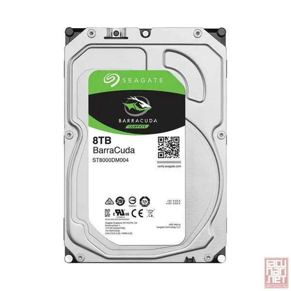 SEAGATE 8TB, 256MB, 5400rpm, BarraCuda (ST8000DM004)