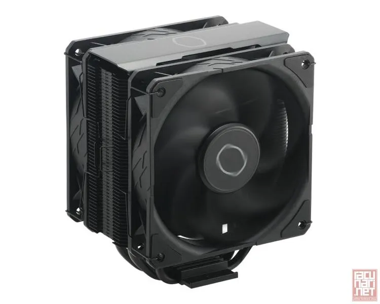 CoolerMaster Hyper 212 Black X Duo, 2x120mm fans, 690-2500rpm, 32.8dB, 4 Alu Heat Pipes, Intel LGA1851/1700/1200, AMD AM5/AM4 (RR-S4KK-25DN-R1)