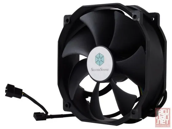 SilverStone FHP141, FHP Series Fan 14cm, 13,4-34,5dBA, High air pressure, Dual operation mode, Black [24]