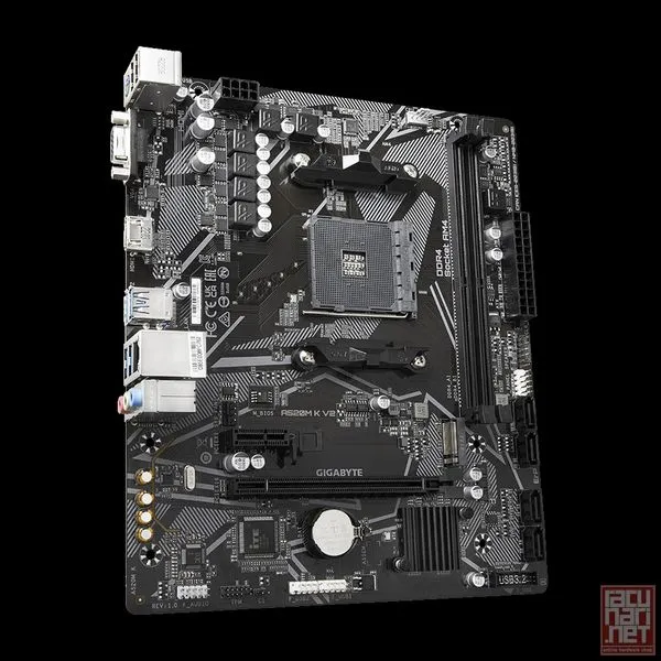 Gigabyte A520M K V2, AMD A520, PCI-Ex16, 2xDDR4, M.2, VGA/HDMI/USB3.2(Gen1), mATX (Socket AM4)