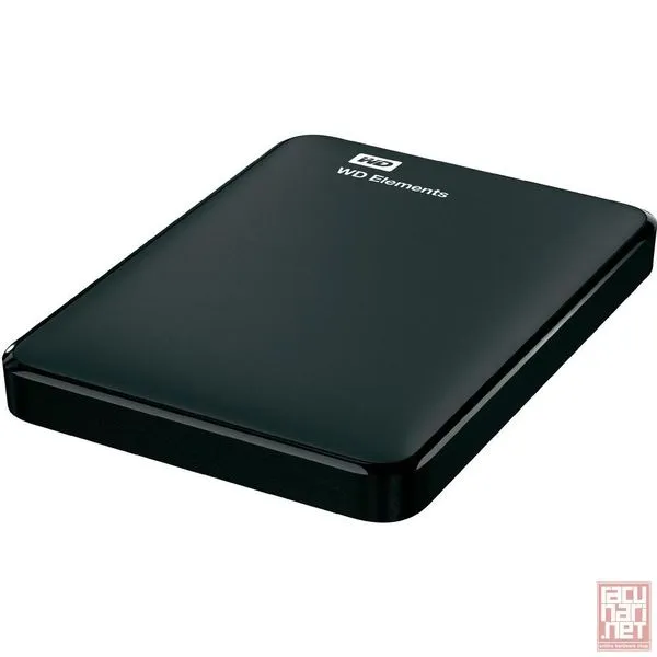 2.5" 2TB WD Elements, External HDD, USB3.0, Black (WDBU6Y0020BBK)