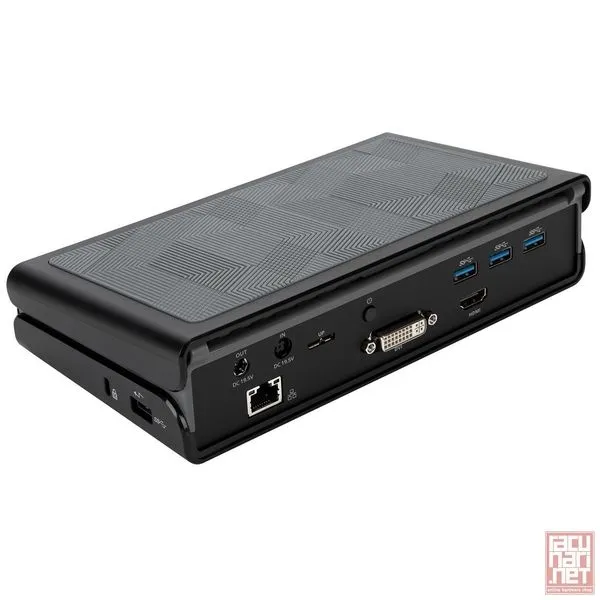 Targus universal USB-A 3.0 DV Docking Station with Power, Dual monitor support, 4x USB 3.0+USB type-C, HDMI/DVI/LAN (DOCK171EUZ-81)
