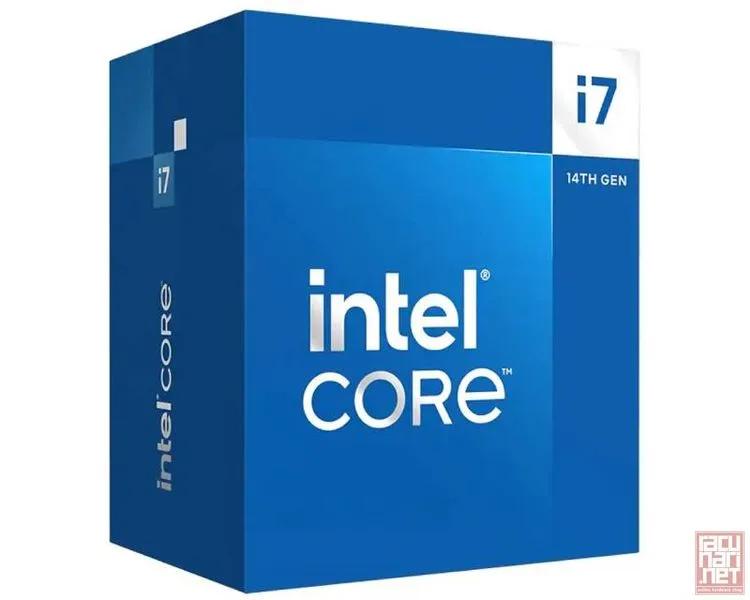 Intel Core i7-14700F, 1.50GHz/5.40GHz turbo, 20 cores (28 Threads), 33MB Smart cache, 28MB L2 cache, NO Graphics