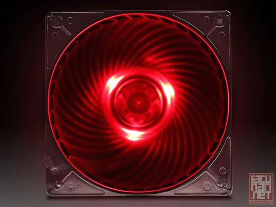 SilverStone AP121-RL, AP Series Fan 12cm, 22.4dBA, fixed speed, Air Penetrator, red light [24]