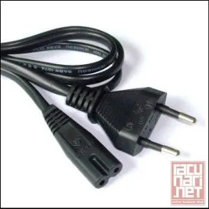 Power Supply Cable for Notebook Adapters, 2-pin