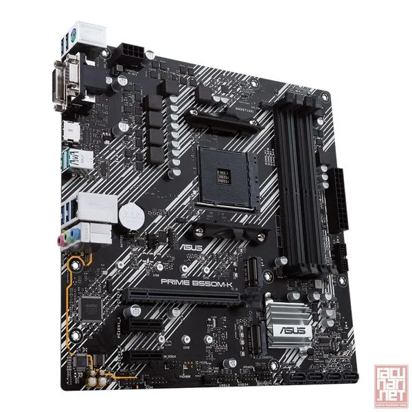 Asus PRIME B550M-K, AMD B550, PCI-Ex16, 4xDDR4, 2xM.2, VGA/DVI/HDMI/USB3.2(Gen2), mATX (Socket AM4)