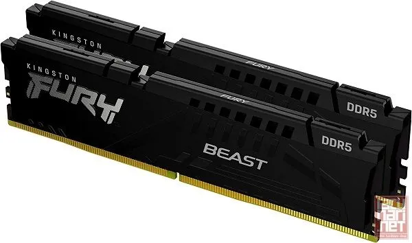 Kingston DDR5 16GB (2x8GB), 5600Mhz, CL40, Fury Beast (KF556C40BBK2-16)