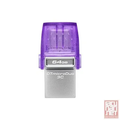 Kingston USB 3.2 (Gen1) Type-C and Type-A Flash Drive 64GB (DTDUO3CG3/64GB)