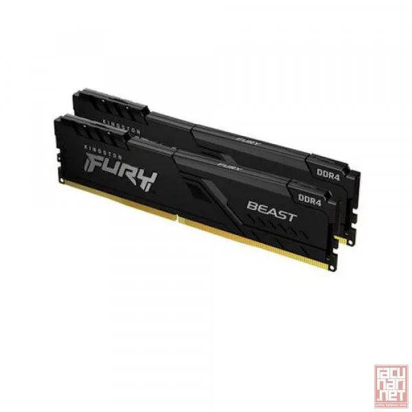 Kingston DDR4 16GB (2x8GB), 3200Mhz, CL16, Fury Beast (KF432C16BBK2/16)