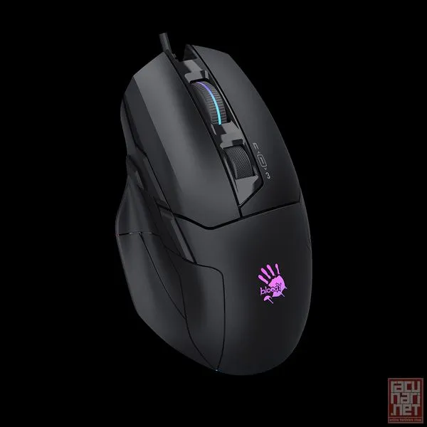A4 Tech W70 Max, Bloody RGB Gaming mouse, 10.000 CPI, 8000 FPS, 250 IPS, 35G acceleration, 2000Hz Report Rate, over 50 Million Clicks Micro-Switch