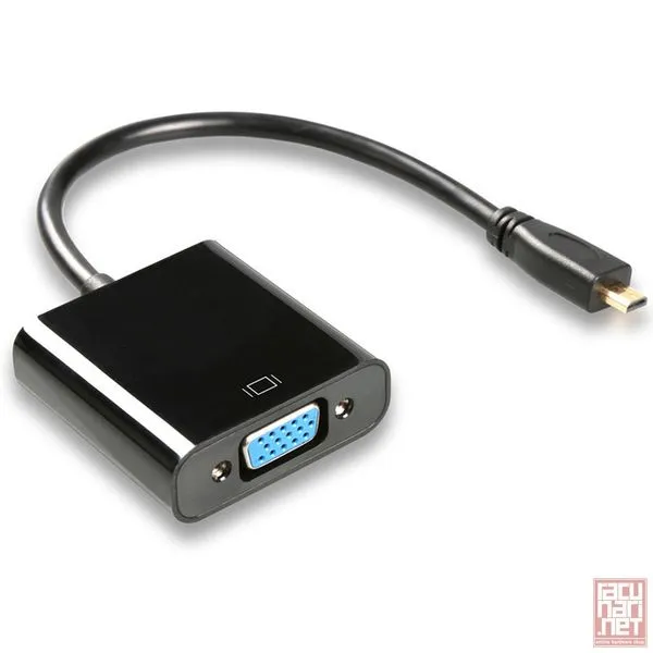 Adapter micro HDMI to VGA (musko-zenski)