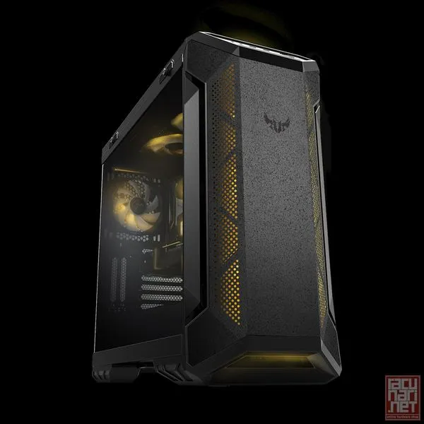 Asus TUF Gaming GT501, Mid tower, ATX, no PSU, 4x3.5", 3x2.5", Front 3x120mm RGB/ Rear 140mm fan, USB3.0