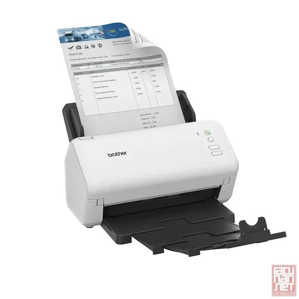 Brother ADS-4100, scan up to 35ppm, 2-sided scan up to 70ipm, 60 sheet ADF, scan directly to USB host, 1200dpi interpolated scan resolution, 600dpi scan resolution from ADF, USB interface