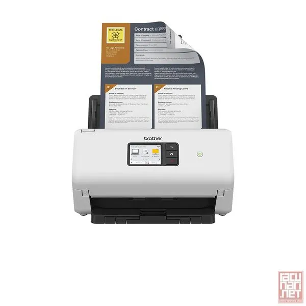 Brother ADS-4500W, scan up to 35ppm, 2-sided scan up to 70ipm, 60 sheet ADF, 600dpi, 7.1cm touchscreen, USB/LAN/Wi-Fi