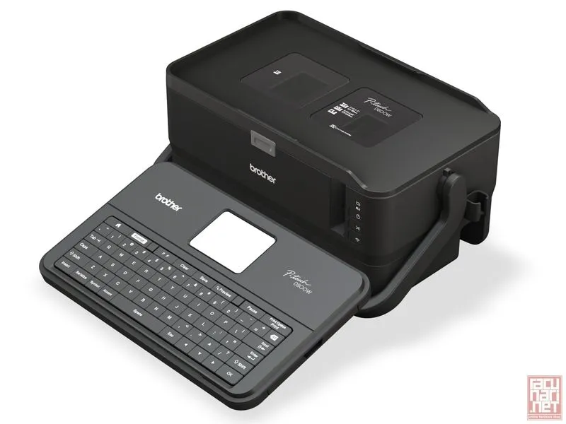Brother PT-D800W, Desktop, TZe 3.5 - 36mm, Full&Half Cutter, Battery&Adapter option, Printing speed up to 60mm/s, Wi-Fi&USB connect to print from PC/Mac, iPrint&Label/Cable Label Tool app, Real time clock, AC Adapter, Keyboard&USB Cable