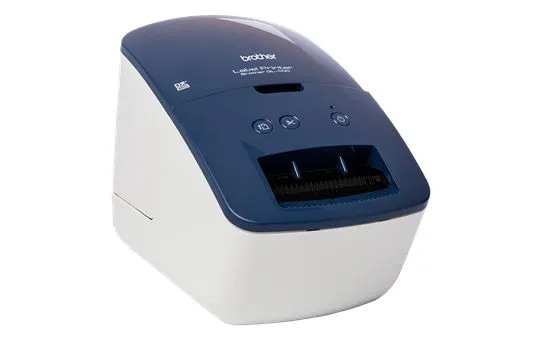 Brother QL-600B, Label Printer, DK die-cut labels/DK continuos tapes, 12-62 mm, Max 71mm/sec (44 labels/min), 300 dpi resolution, Auto Cutter, AC power card, USB cable