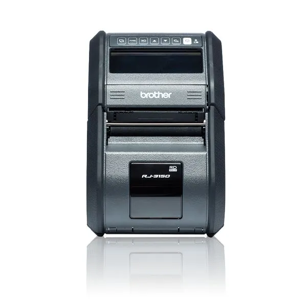 Brother RJ-3150, Wireless 3" Mobile Direct Thermal, 203dpi, 3.3" colour LCD, USB/Wi-Fi