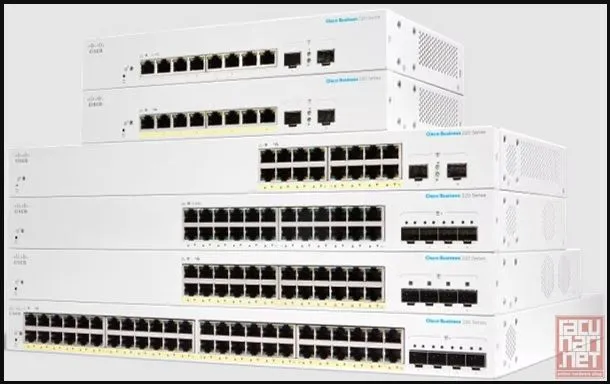 Cisco CBS220-24P-4G Smart 24-port GE, PoE, 4x1G SFP