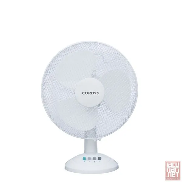 Cordys CVE-31T, Table Fan, 30cm, 3 speed setings, 40W power, white