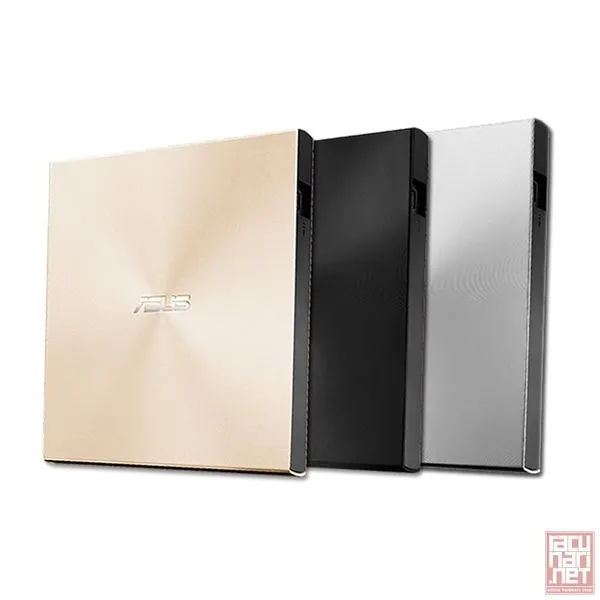 DVD-rezac ASUS ZenDrive U9M SDRW-08U9M-U, external, 8x, Slim, USB powered, USB, Black/Silver/Gold