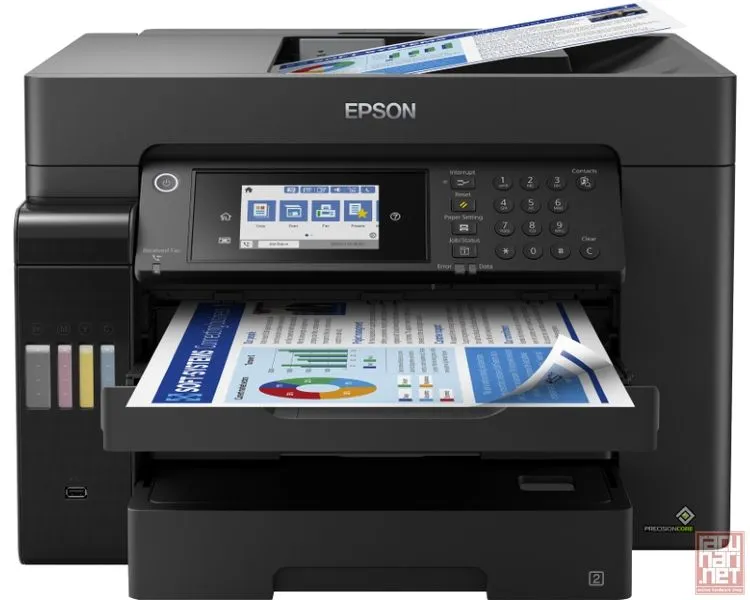 Epson EcoTank L15160, A3+, Print/Scan/Copy/Fax, print 4800x2400dpi, 25/25ppm, 10.9cm touch LCD, Duplex, USB/Ethernet/WiFi